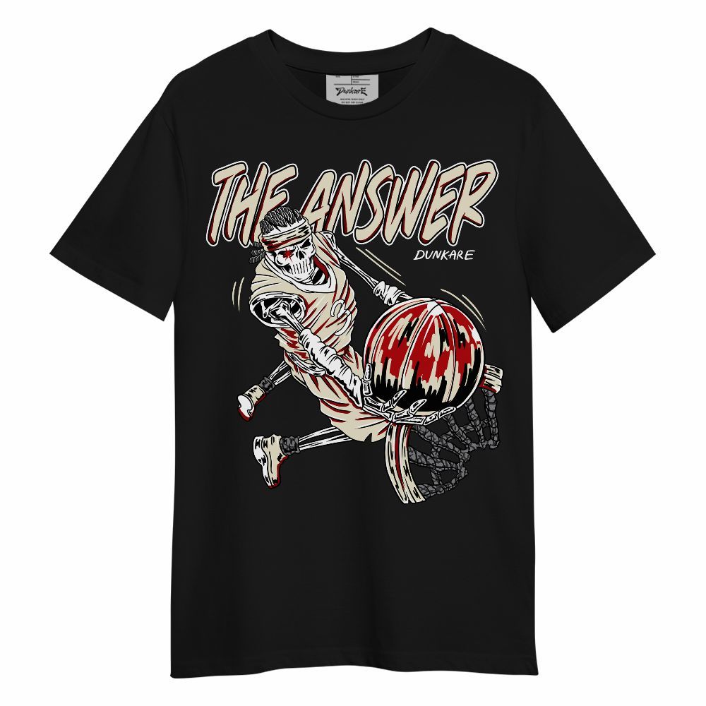 Shirt To Match Cement Grey 3s - The Answer Skeleton Unisex Shirt