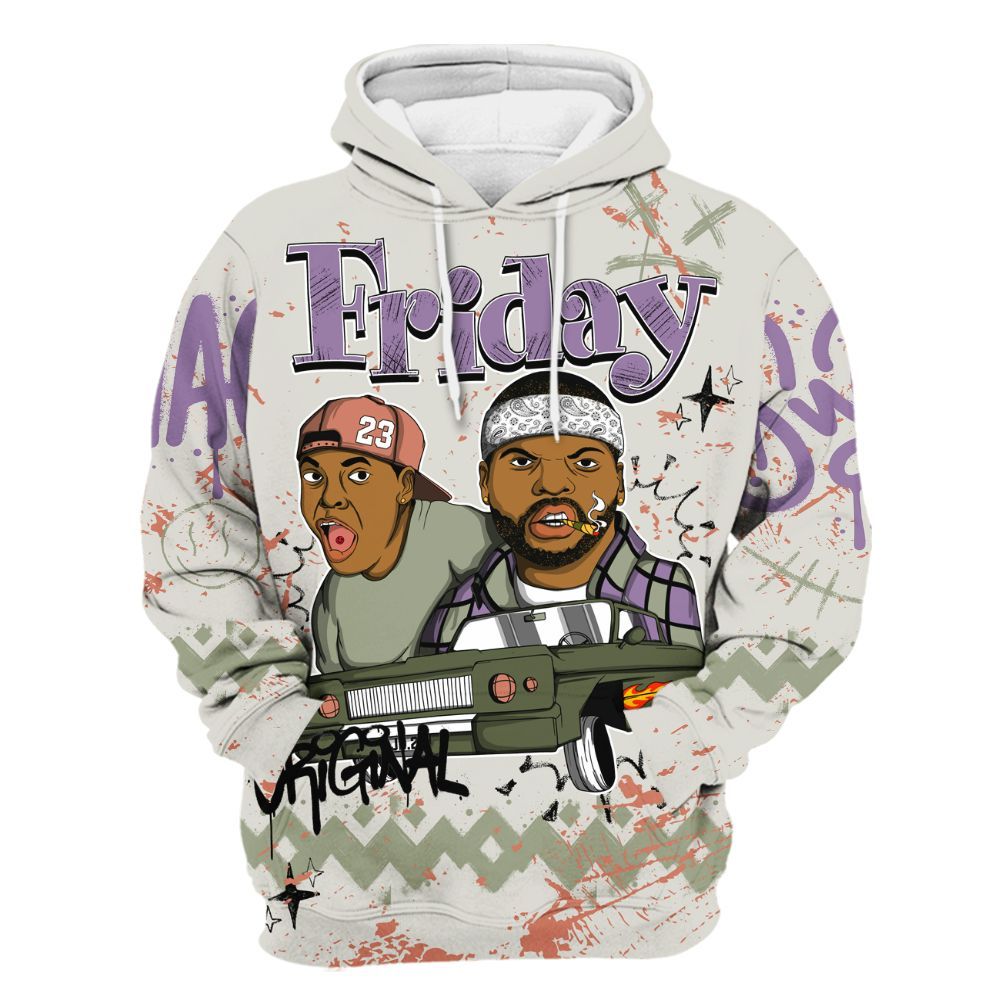Hoodie To Match Dunk Low Floral Swoosh 2025 - Friday Sneaker Crayon All Over Print