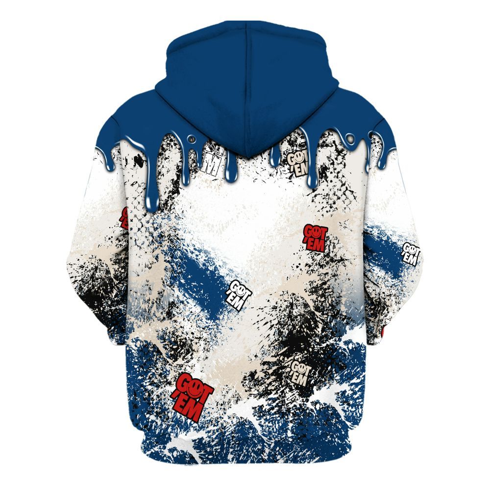 Hoodie To Match Retro Rare Air 11s - Dripping 23 Drip All Over Print