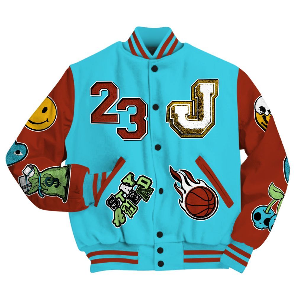 Varsity Jacket To Match SB Dunk Di'Orr Greenwood - Hustles Money Number 23 All Over Print