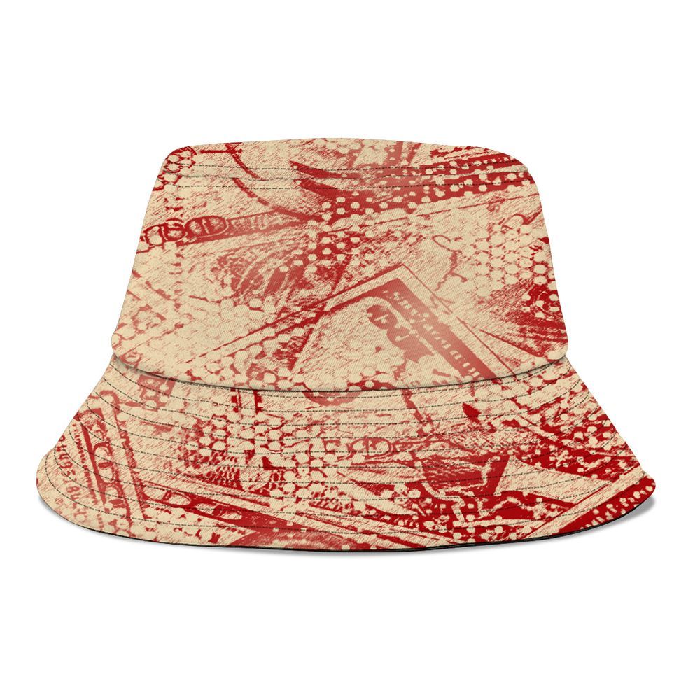 Bucket Hat To Match Dunk Low Strawberry Waffle - Loot Bear Graphic