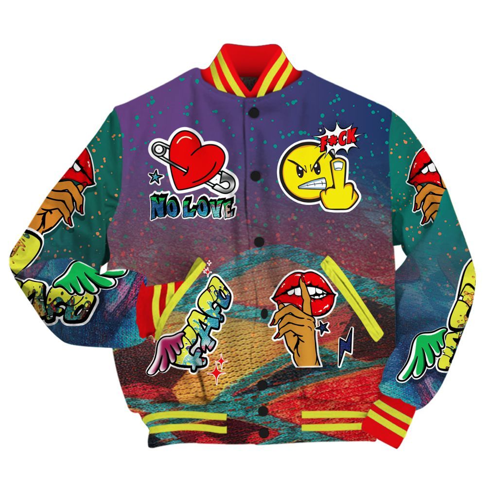 Varsity Jacket To Match Kobe 8 What The - FK Around Find Out All Over Print