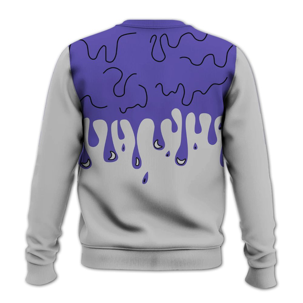 Sweatshirt To Match Retro Concord 5s - Snake Trust No One Drip All Over Print