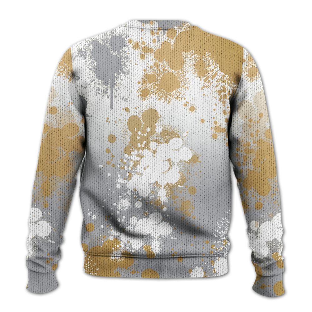 Sweater To Match Retro High OG Cool Grey 1s - Trust No One Scary Graphic