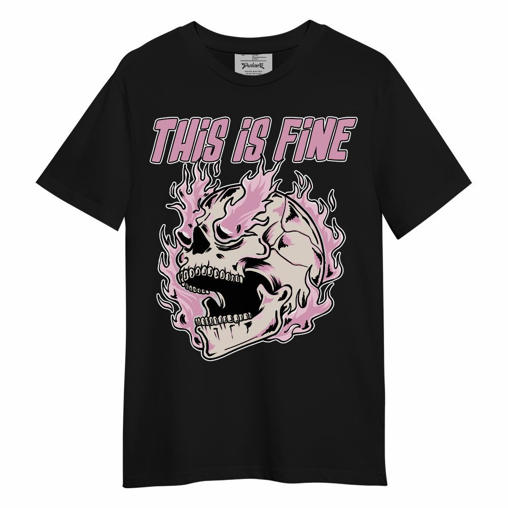 Shirt To Match Orchid 4s - Blazing Skull Unisex Shirt