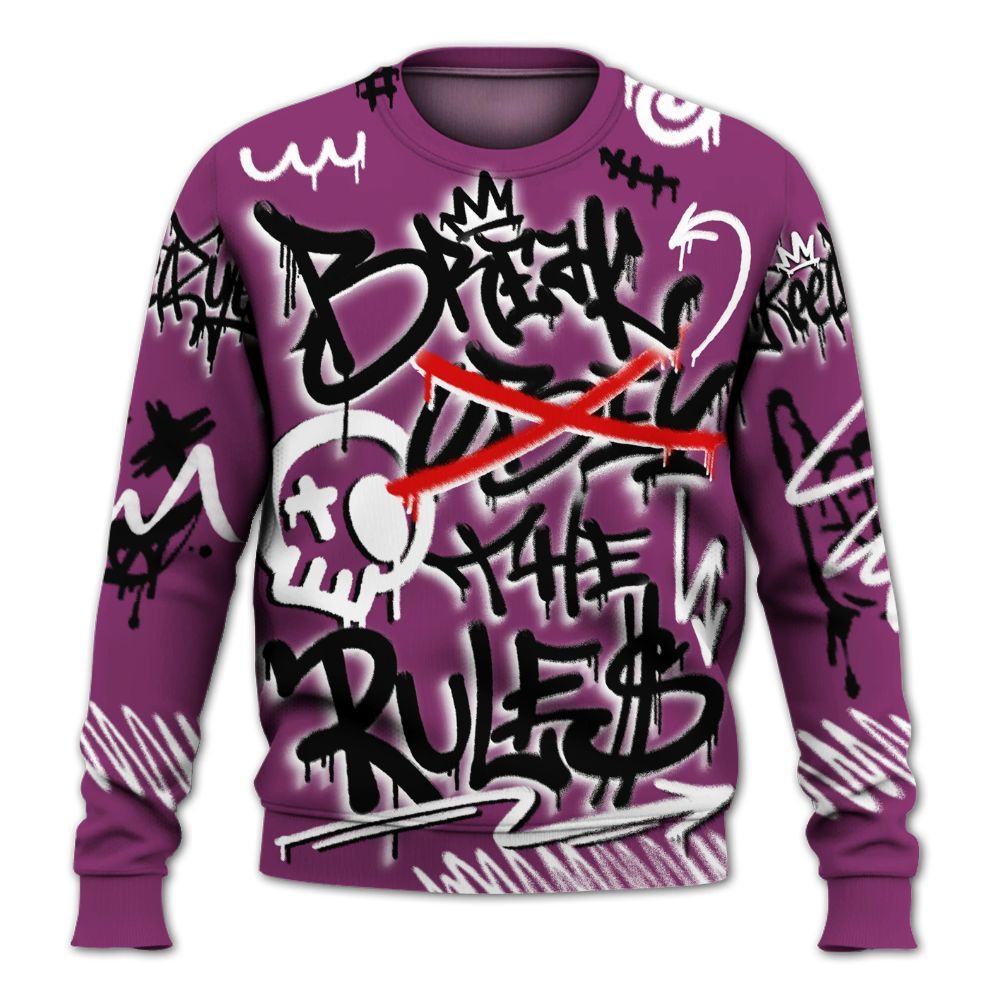 Sweatshirt To Match Air Max Sunder Gore Tex Bold Berry - Break Rules Streetwear All Over Print