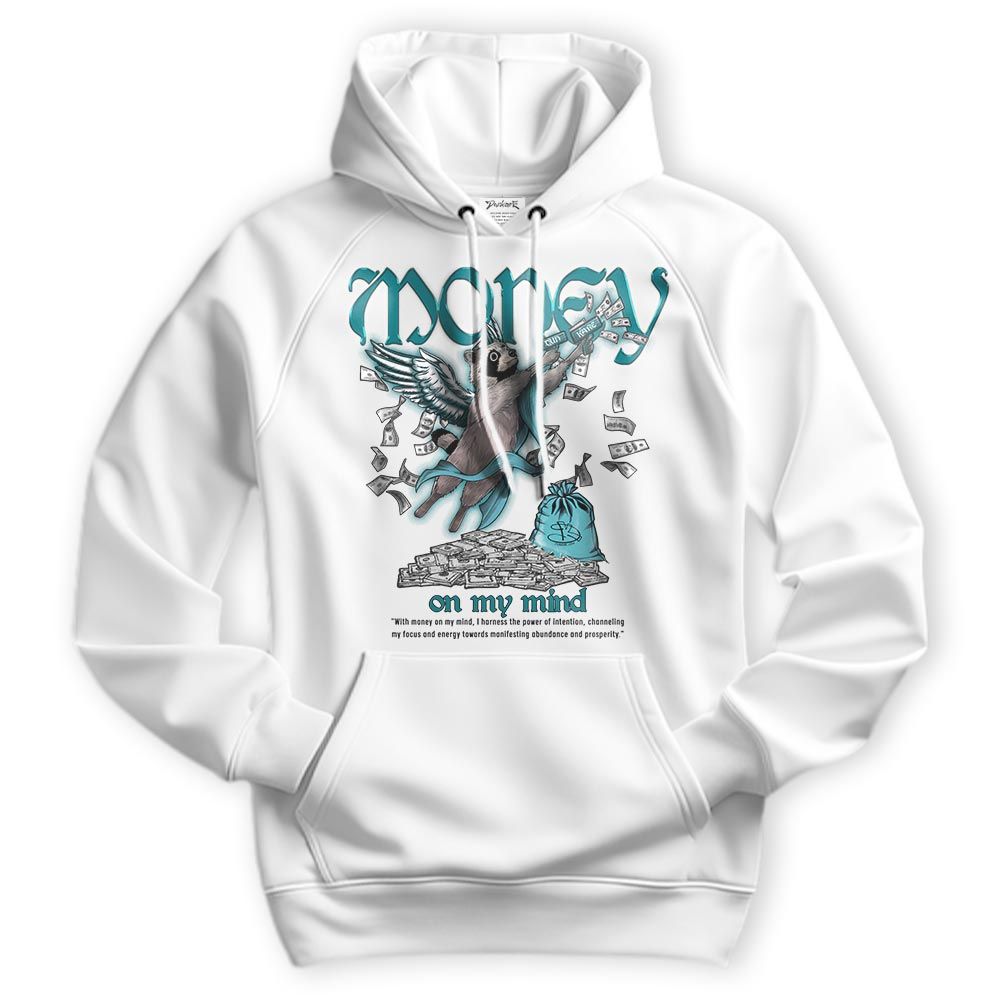 Sweatshirt To Match Oxidized Green 4s Hoodie - Money On My Mind Raccoon Hoodie Unisex