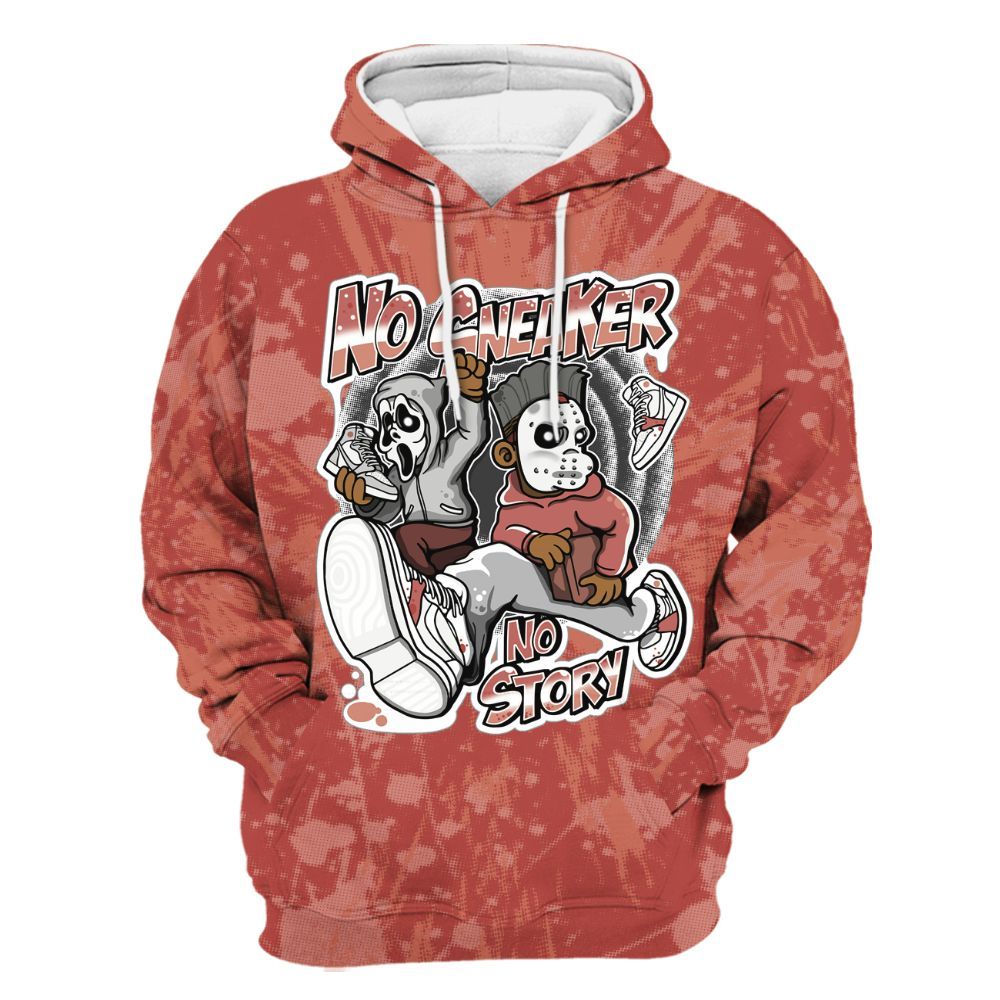 Hoodie To Match Dune Red 13s - Sneakers Make Story Graphic Luxury All Over Print