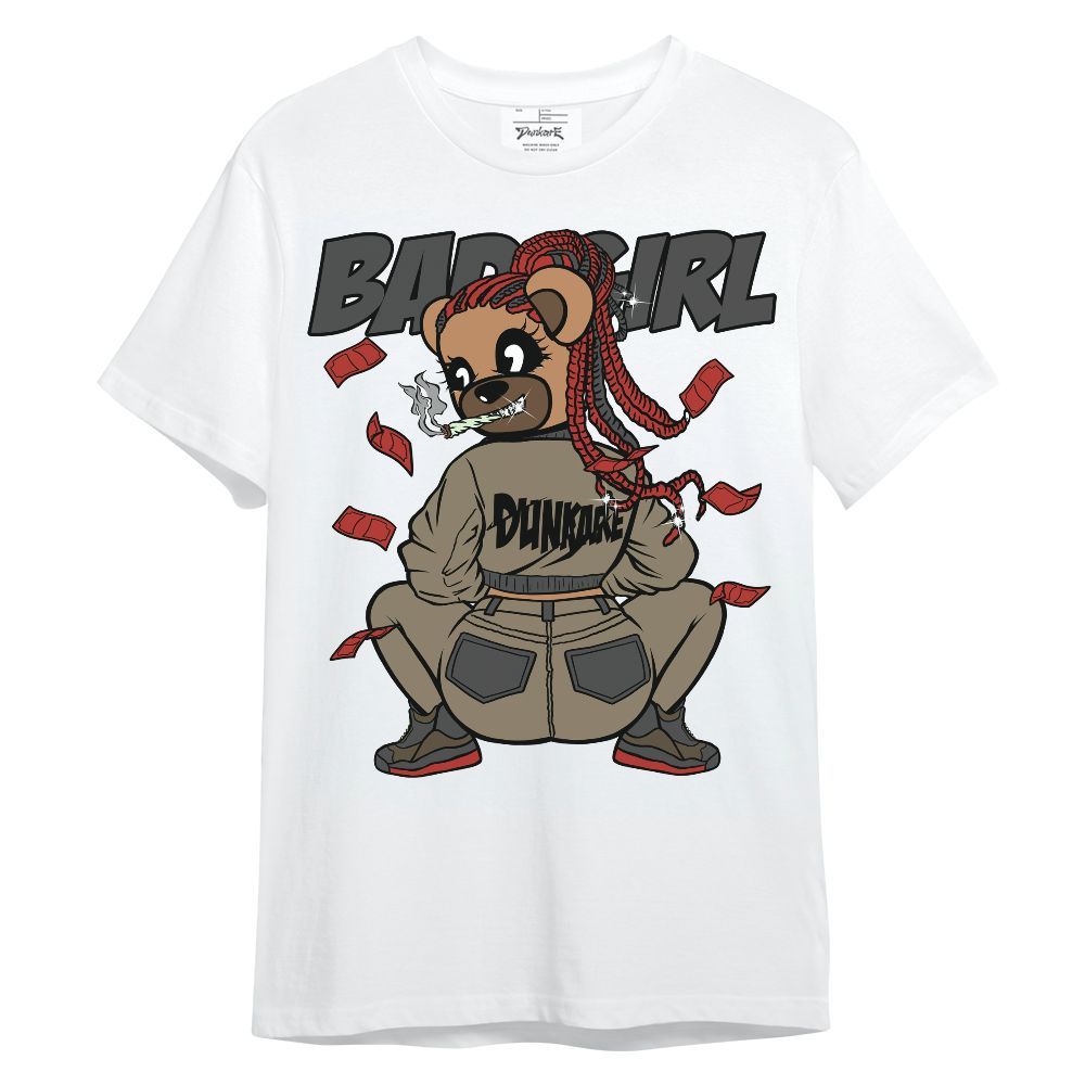 Shirt To Match Olive 9s - Rebellious Girl Bear Unisex Shirt