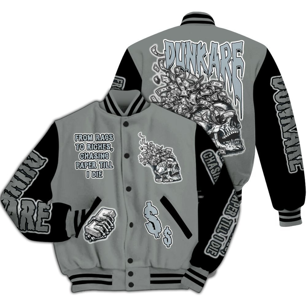 Varsity Jacket To Match Retro Georgetown 6s - From Rags To Riches All Over Print