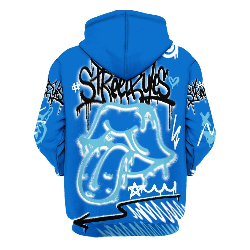 Hoodie To Match Dunk Low Argon - Break Rules Streetwear All Over Print