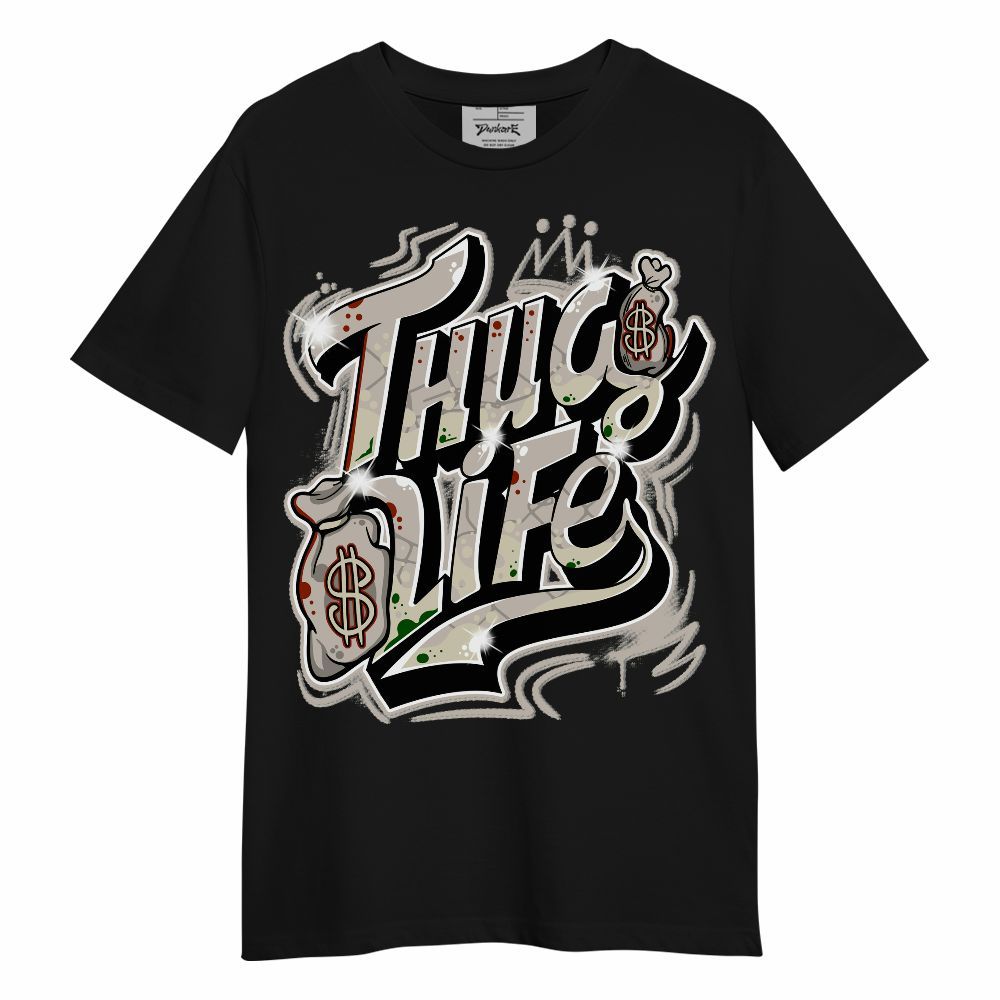 Shirt To Match El Grito 5s - Free Thug Living Graphic Unisex Shirt