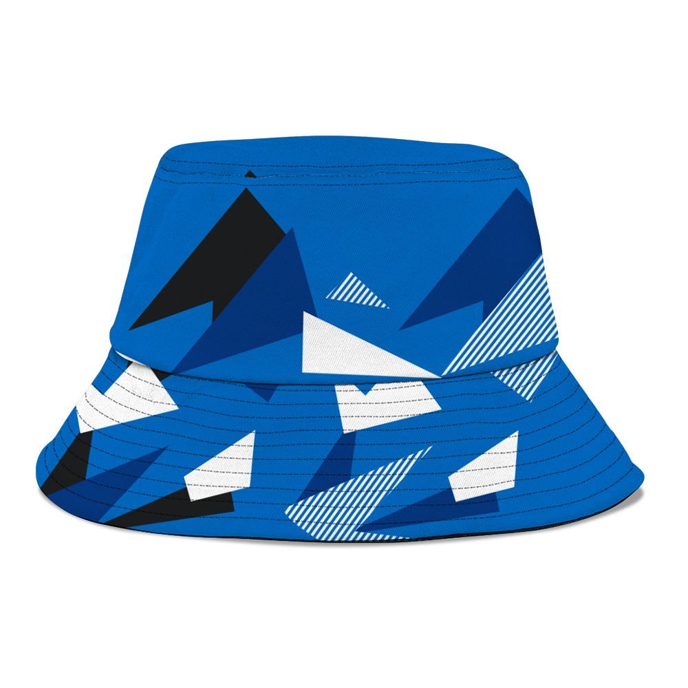 Bucket Hat To Match Blueberry 12s - Geometric Abstract Graphic