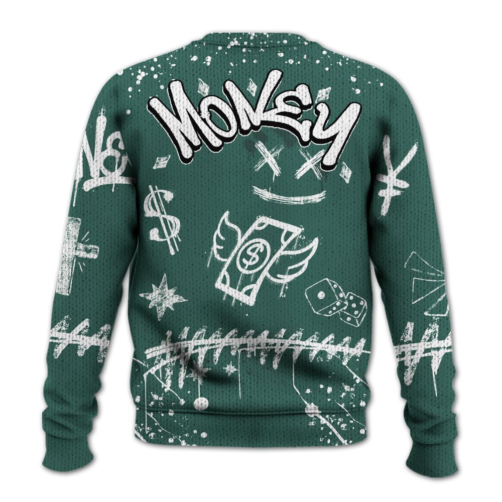 Knitted Sweater To Match Low OG Oxidized Green 1s - Everybody Paid In Full Crayon