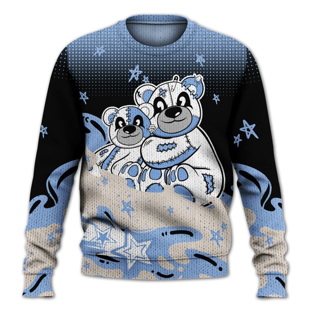 Knitted Sweater To Match Air Max 1 Royal Pulse - Sincere Fondness Bear Stars