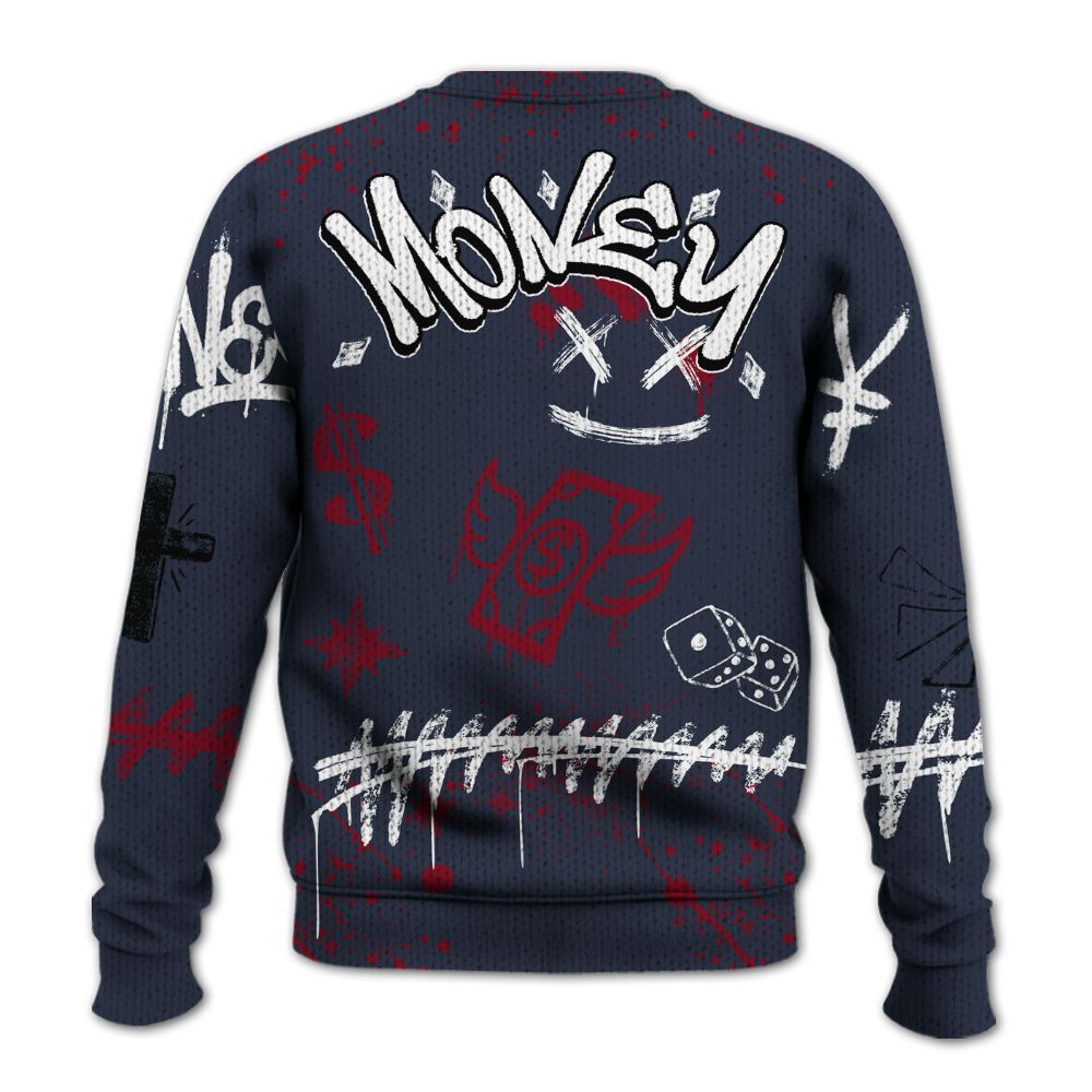 Sweater To Match OG Low Howard University 2026 1s - Everybody Paid In Full Crayon Graphic