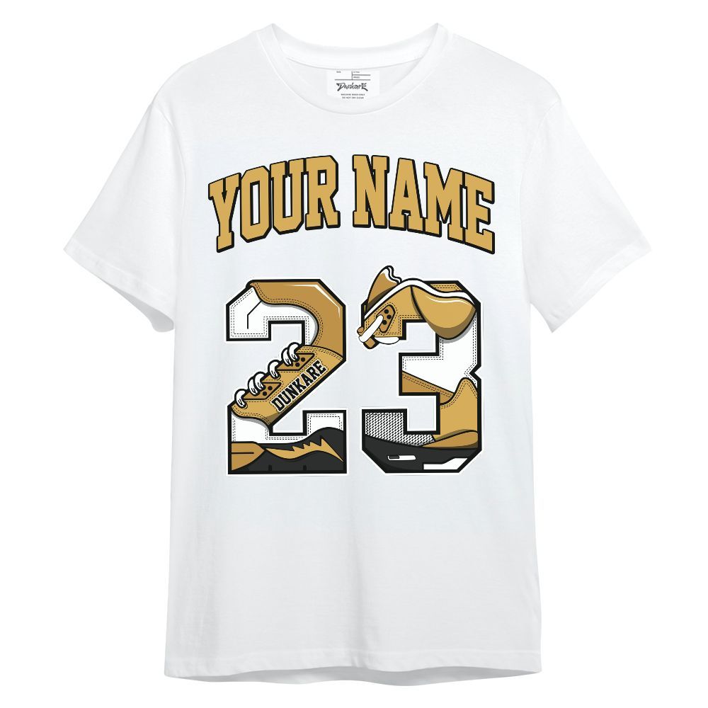 Shirt To Match Retro Light Ginger 14s - Custom Name Number 23 5s Unisex Shirt