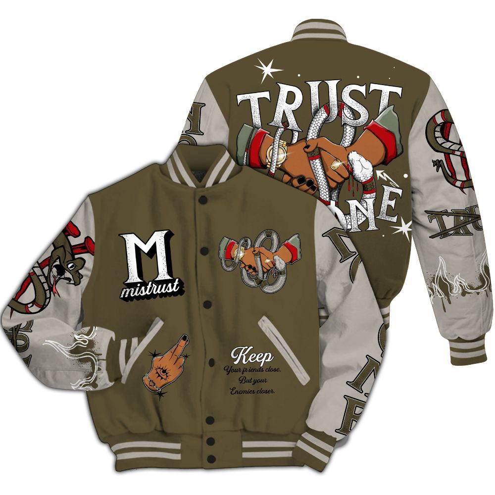 Varsity Jacket To Match Dunk Low Year Of The Snake - Trust No One Snake-Bite Street Style All Over Print