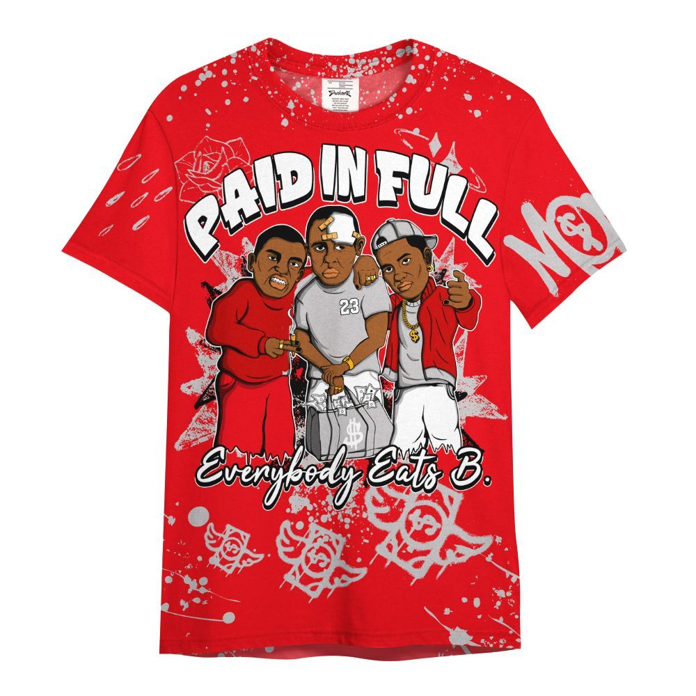 Shirt To Match Air Max 1 Low Poly - Everybody Paid In Full Crayon All Over Print