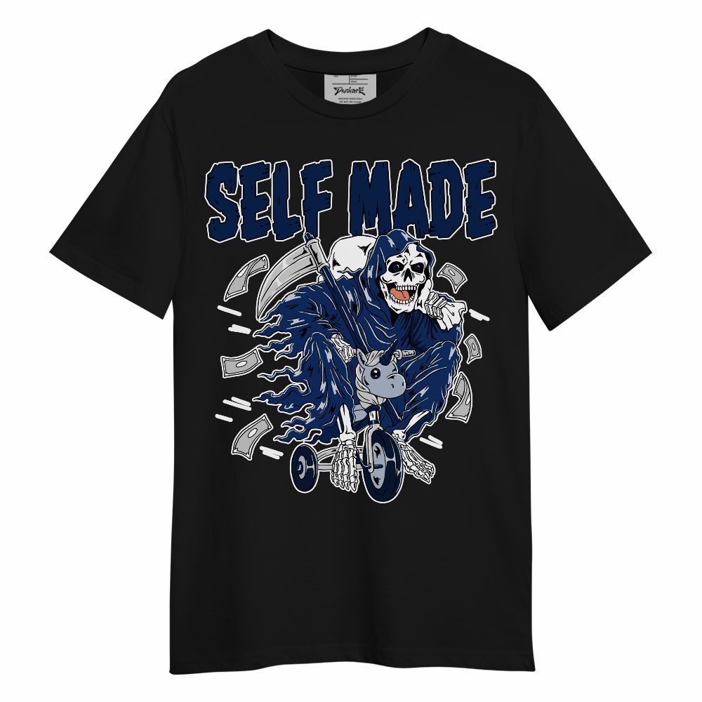Shirt To Match High OG Deep Royal Blue 1s - Self Make Skeleton Unisex Shirt