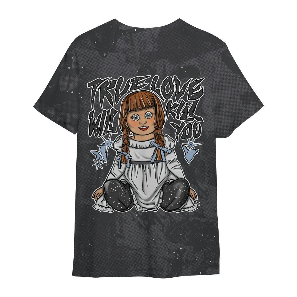 Shirt To Match Reverse Oreo 6s - Genuine Loves Bear Heart Grunge All Over Print