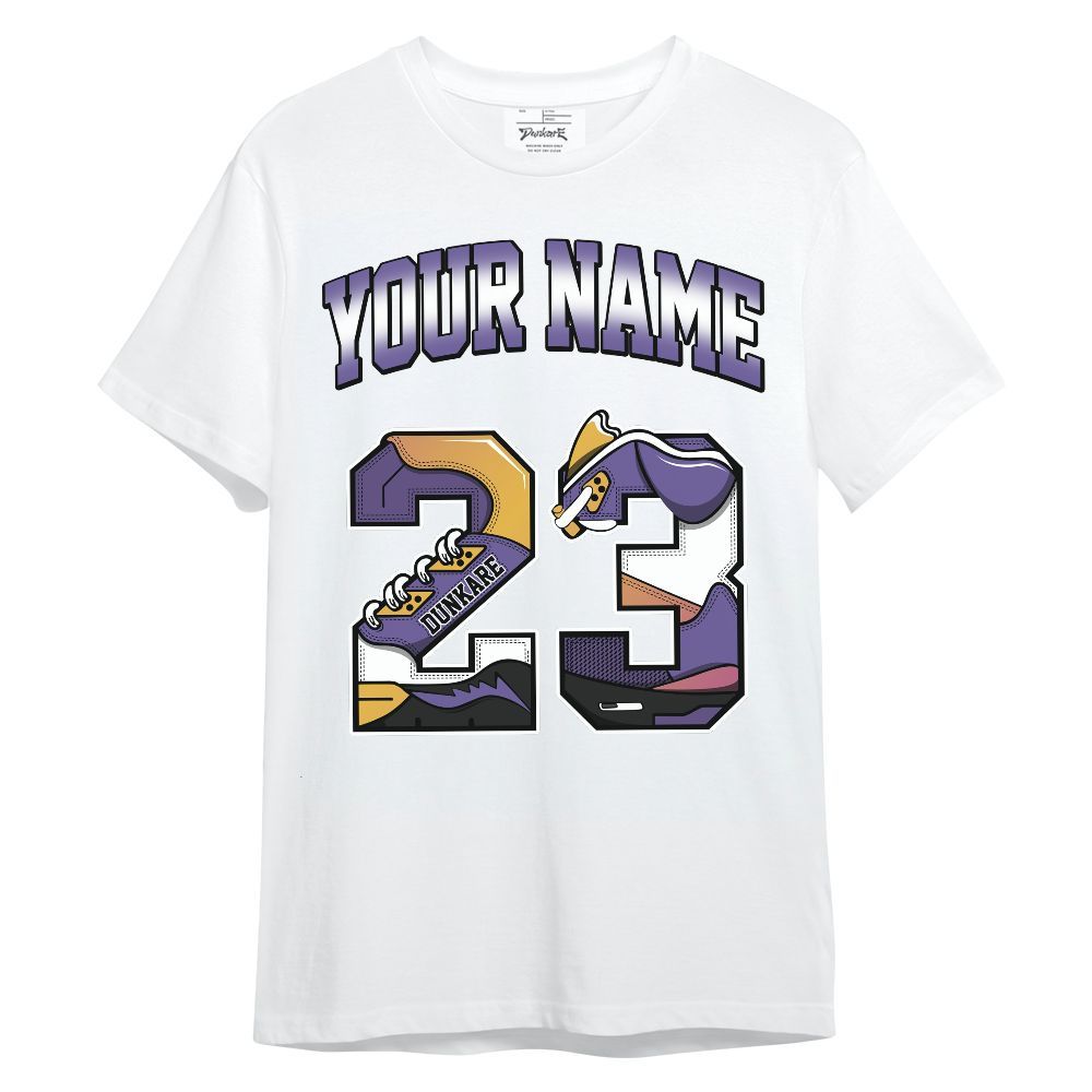 Shirt To Match Book Sunset 1s, Custom Name Number 23 5s Unisex Shirt