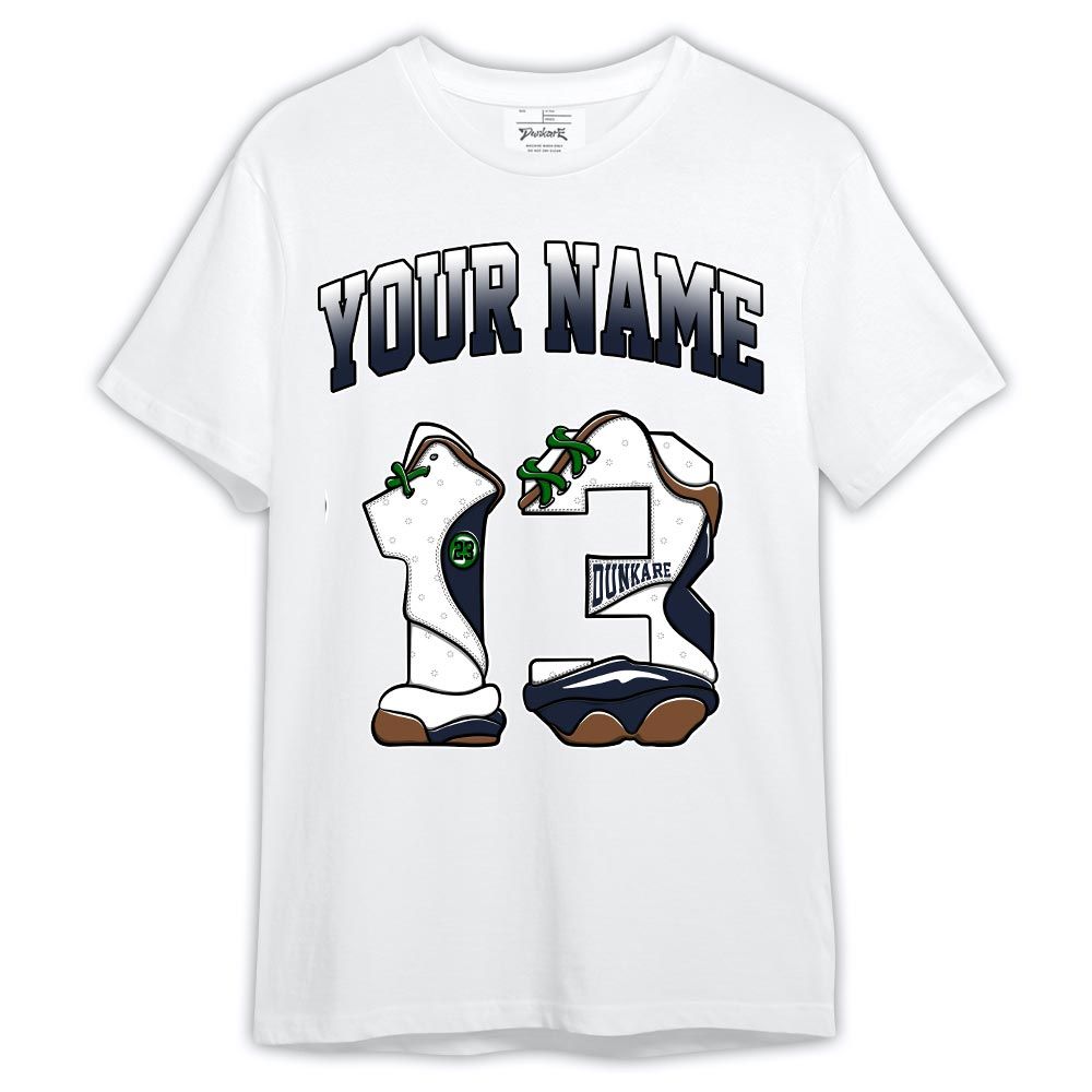 Shirt To Match Midnight Navy 13s - Custom Name Number 13s Shirt Outfit
