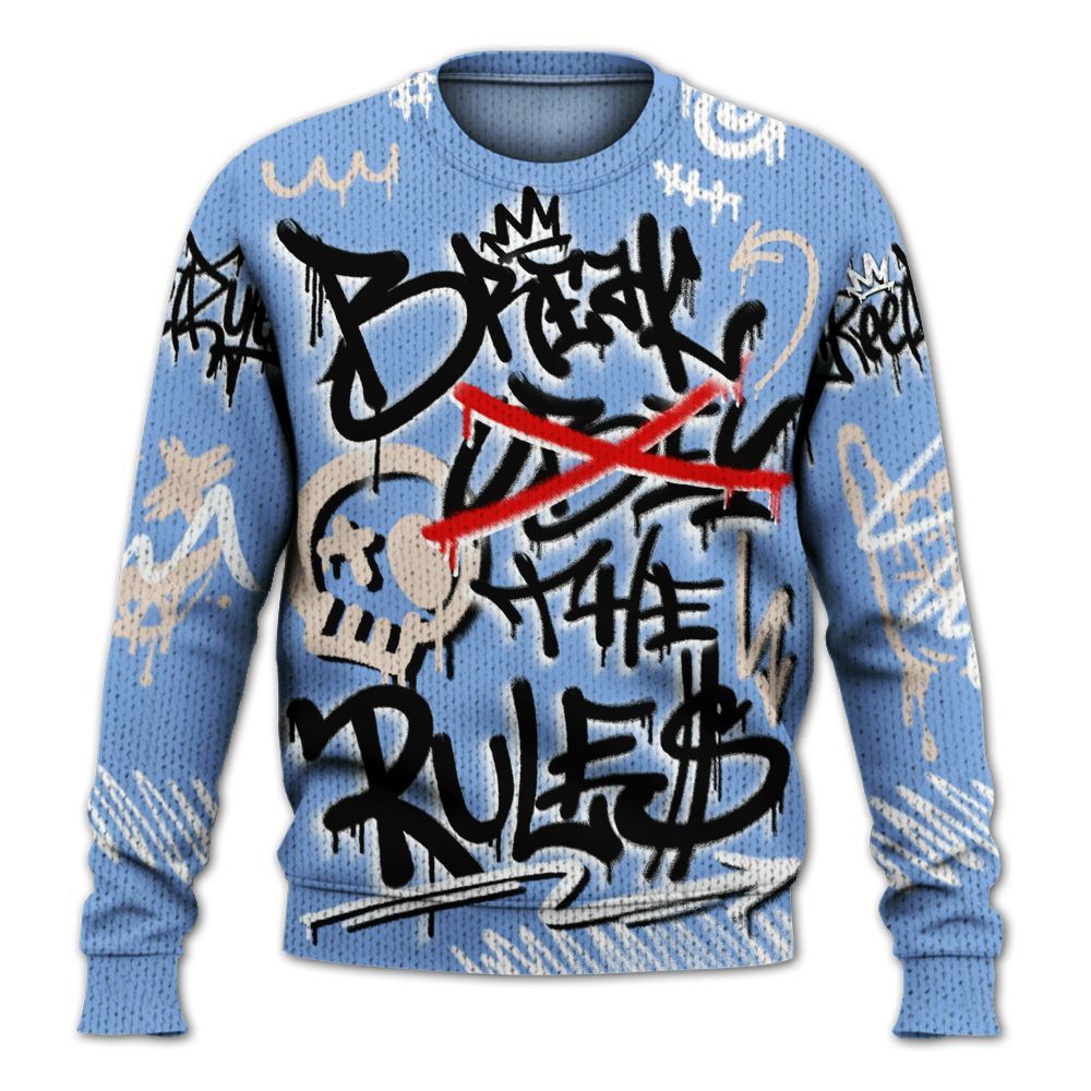 Knitted Sweater To Match Air Max 1 Royal Pulse - Break Rules Streetwear