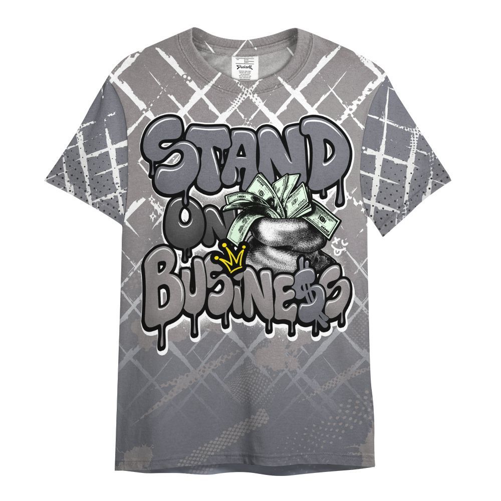 Shirt To Match Cool Grey 11s - Halftone Stand Business Dripping All Over Print