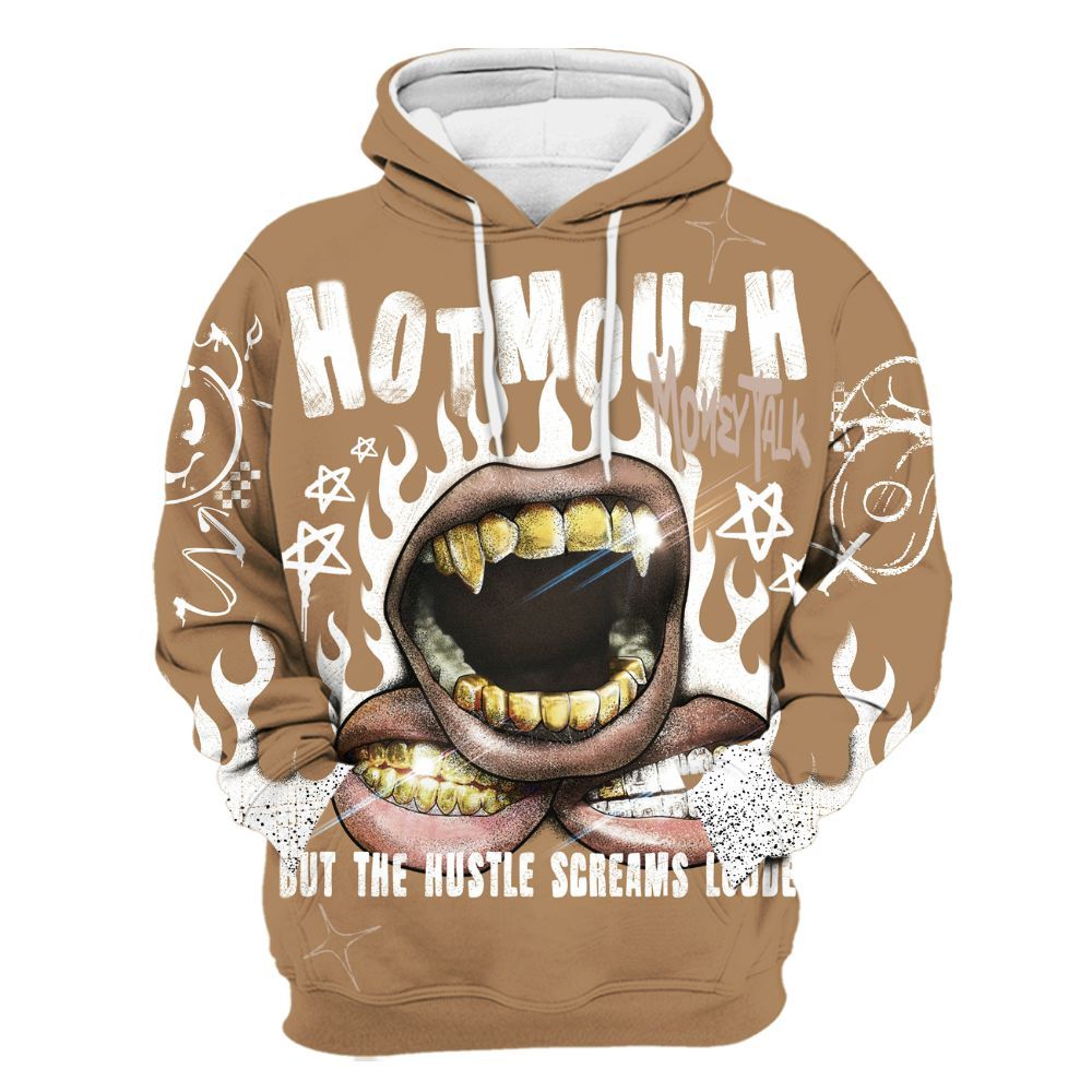 Hoodie To Match Kobe 4 Gold Medal - Mouth Burning Street Style All Over Print