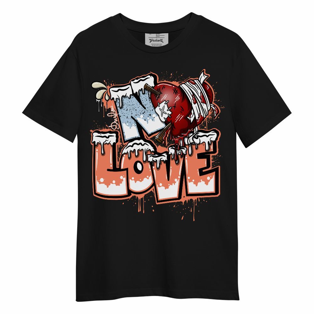 Shirt To Match DJ Khaled Crimson Bliss 5s - Drip No Love Streetwear Unisex Shirt