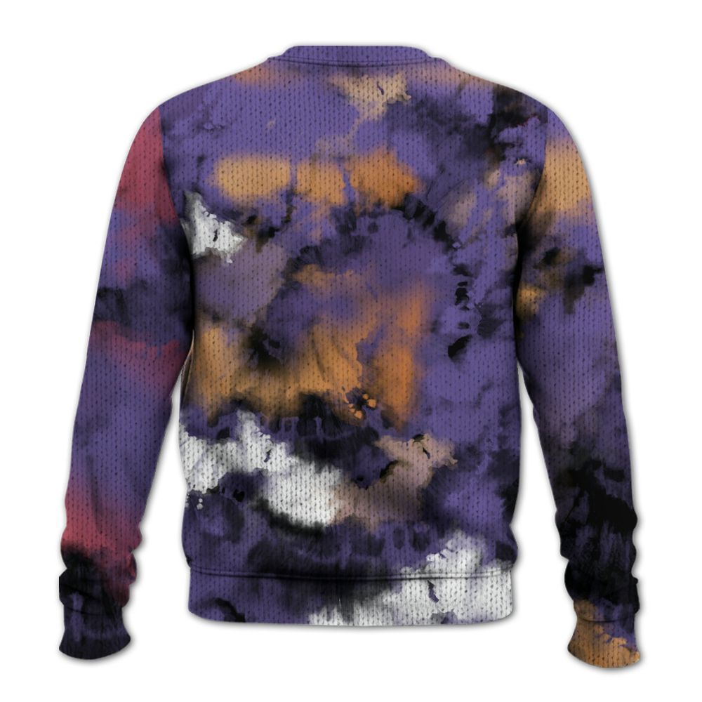 Knitted Sweater To Match Book Sunset 1s - God Blessed Tie Dye
