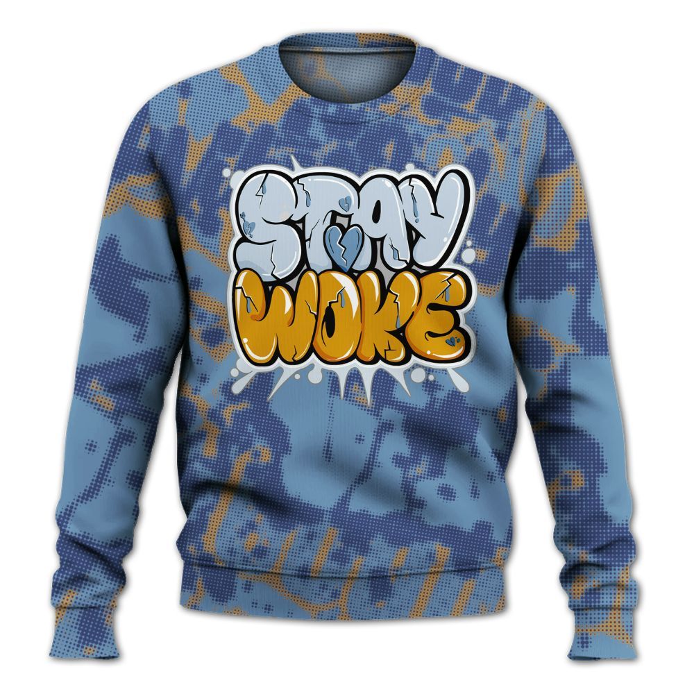 Sweatshirt To Match High OG First In Flight 1s - Stay And Woken Street All Over Print