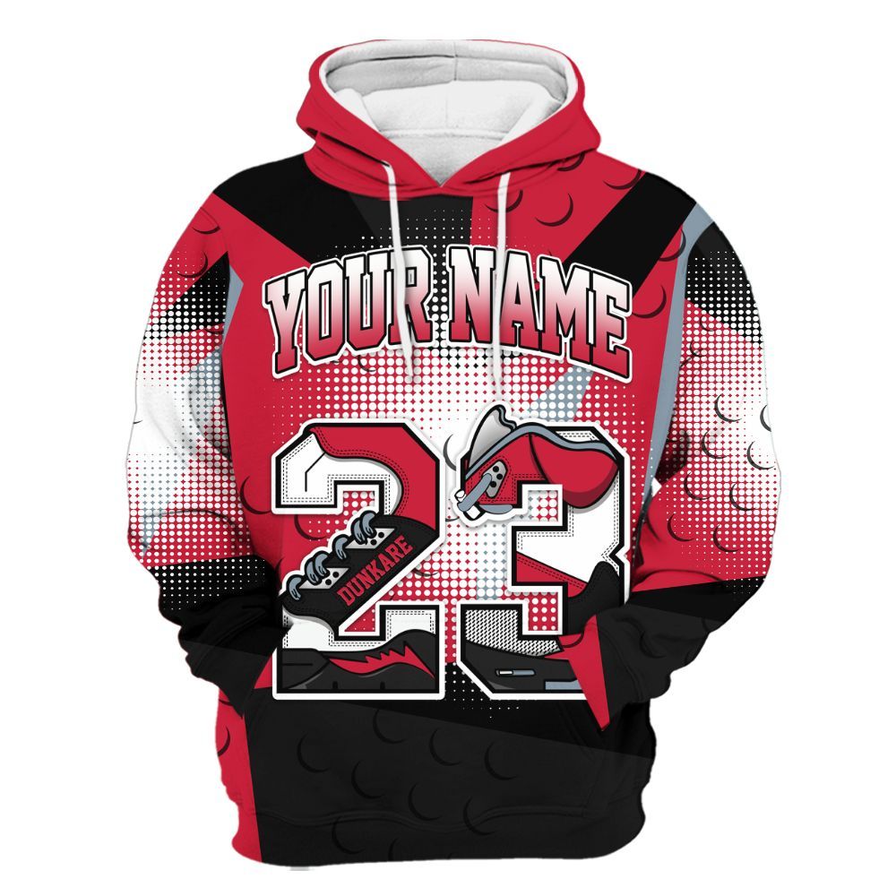 Hoodie To Match Retro Infrared Salesman 6s - Poly Custom Name Number 23 5s All Over Print