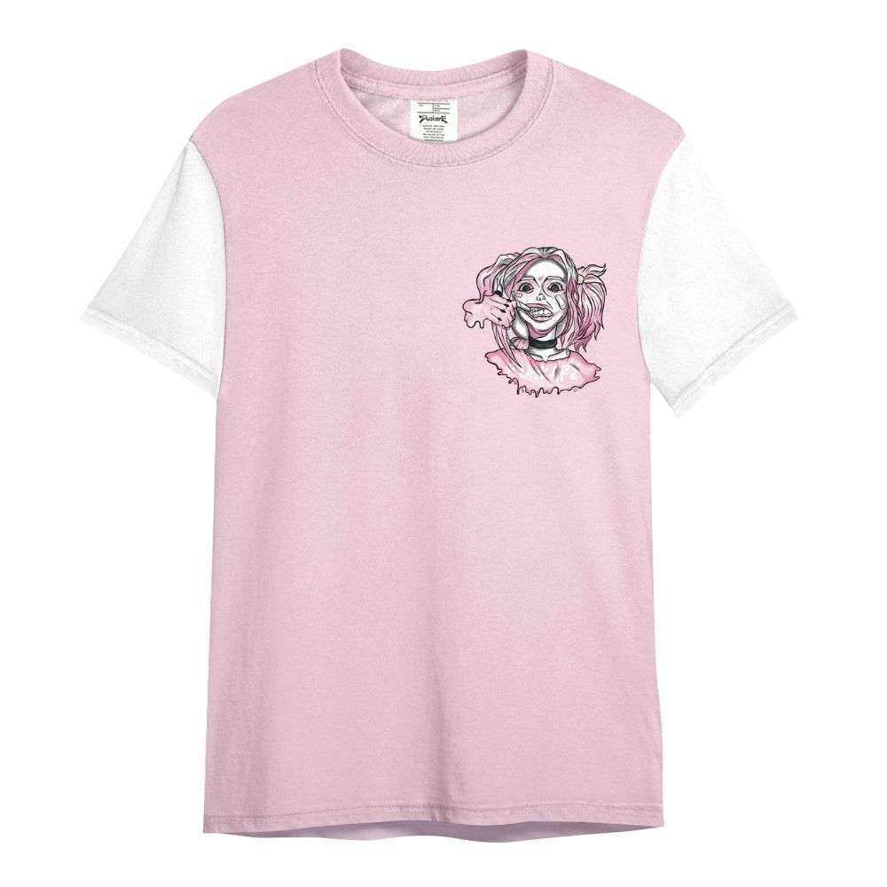 Shirt To Match Orchid 4s Varsity Jacket, Custom Name Bad Girl HAHA All Over Print