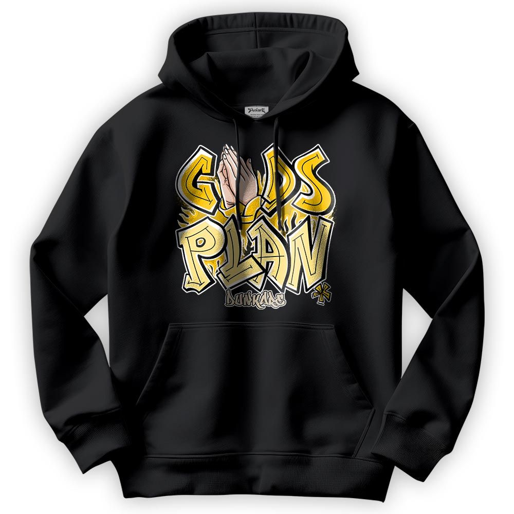 Sweatshirt To Match Vivid Sulfur 4s Hoodie - Gods Plan Graffiti Hoodie Unisex