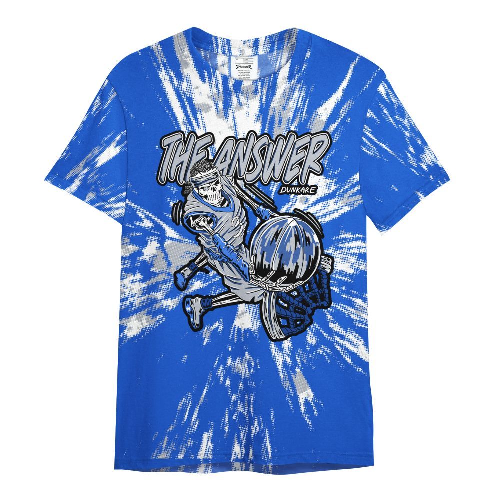Shirt To Match Air Foamposite One Royal - The Answer Skeleton Luxury All Over Print