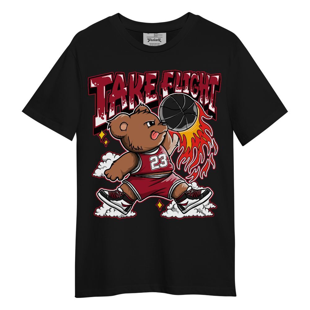 Shirt To Match High OG Black Toe Reimagined 1s - Number 23 Basketball Bear Unisex Shirt