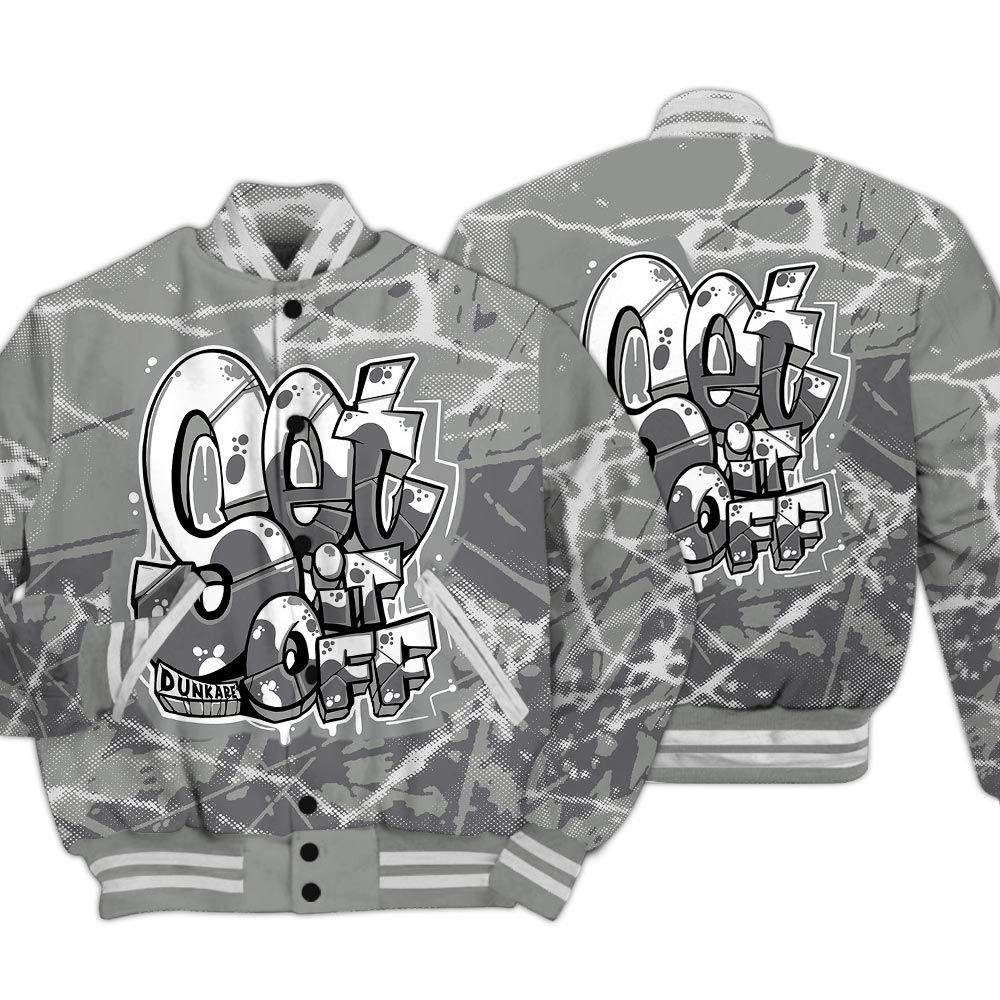 Varsity Jacket To Match Paris Cement Grey 4s - Set It Off Profound Graphic Varsity Jacket Unisex