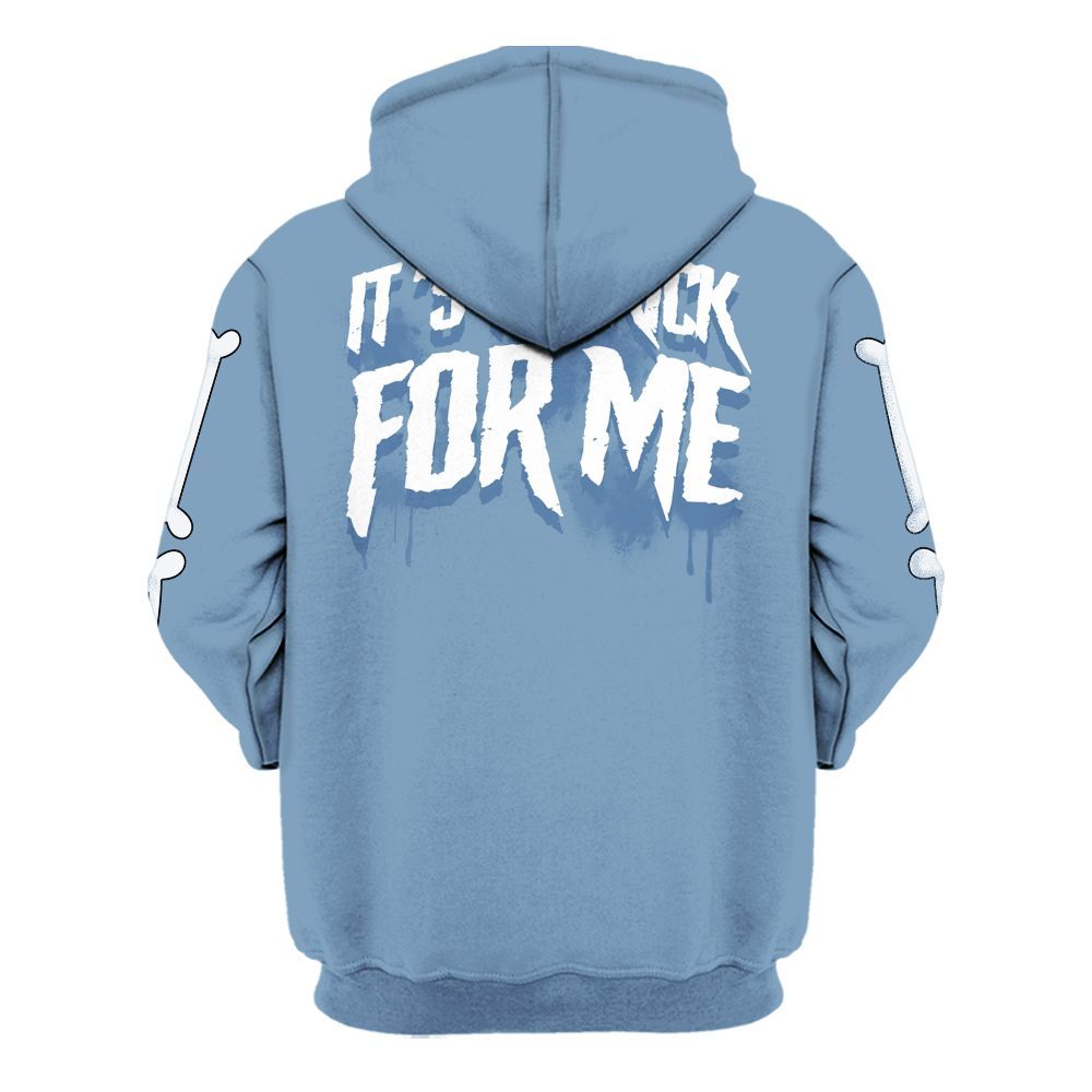 Hoodie To Match University Blue 4s - It's The Kick For Me All Over Print