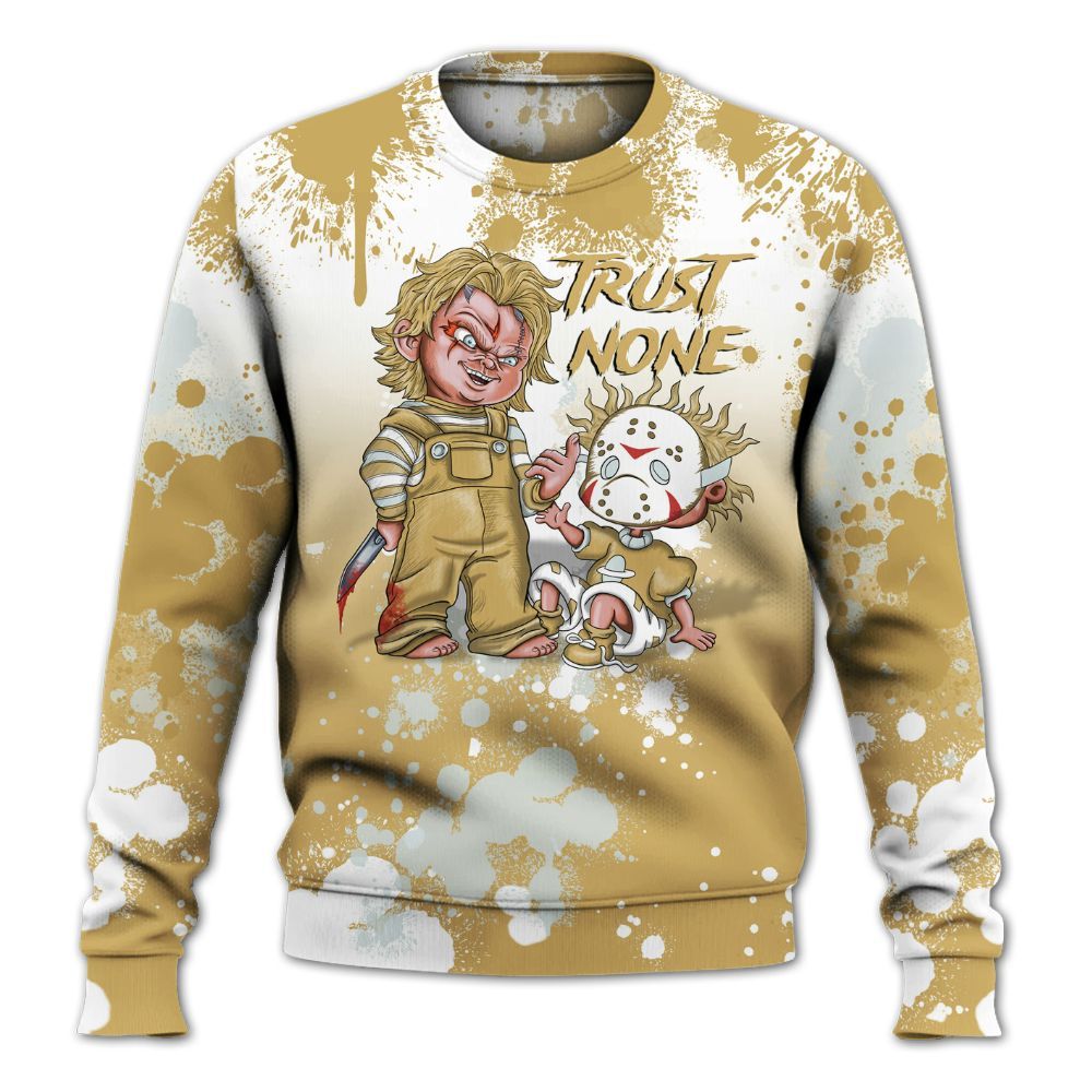 Sweatshirt To Match Craft Paris 6s - Trust No One Scary All Over Print