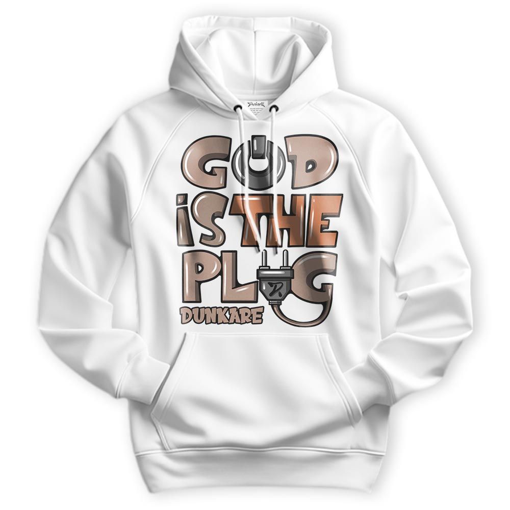 Sweatshirt To Match OG Latte 1s Hoodie - God Is The Power Cord Graffiti Hoodie Unisex