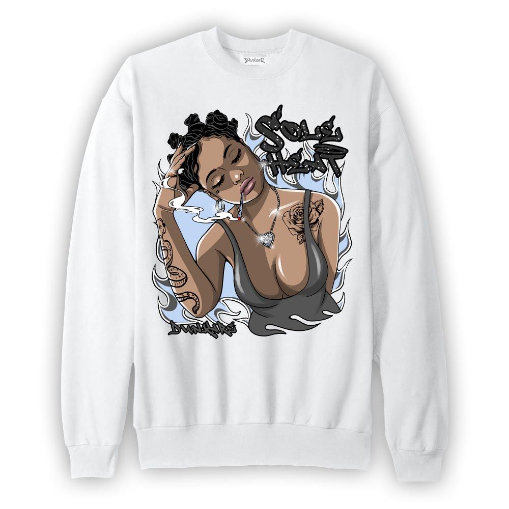 Sweatshirt To match Reverse Black White 6s Sweatshirt - Sole Heat Unique Graphic