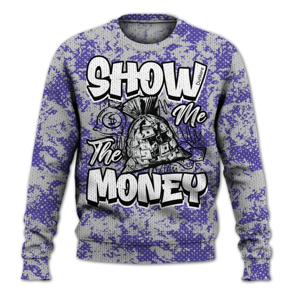 Knitted Sweater To Match Retro Concord 5s - Show Me The Money Retro