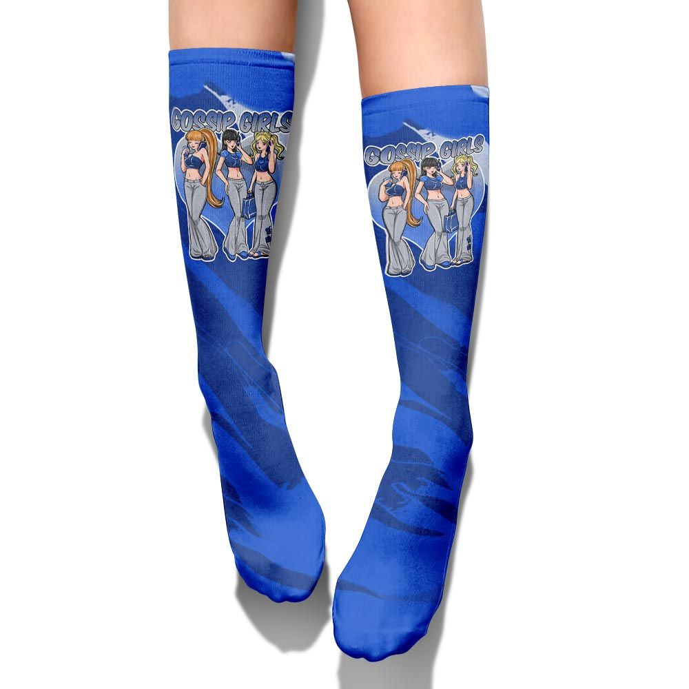 Sock To Match Air Foamposite One Royal - Gossip'Girls Colored