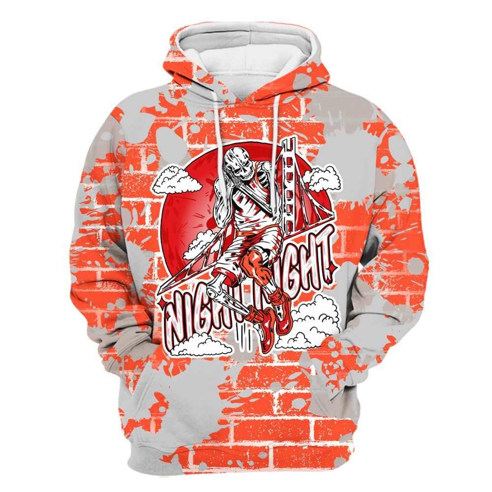 Hoodie To Match Air Max 1 86 Cosmic Clay - Seeya Skeleton Brick All Over Print