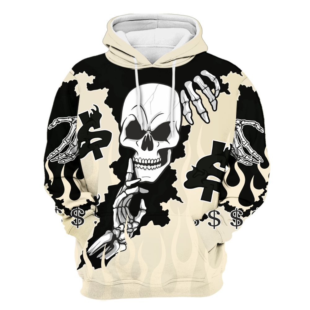 Hoodie To Match Retro Low OG Nitro 1s - Ones Move In Silence Graphic Trapped All Over Print