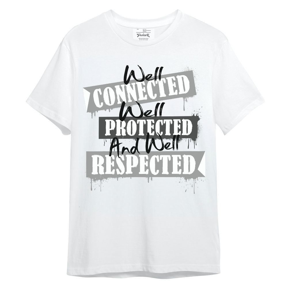 Shirt To Match Black Wolf Grey 12s - Dripping Connected Unisex Shirt