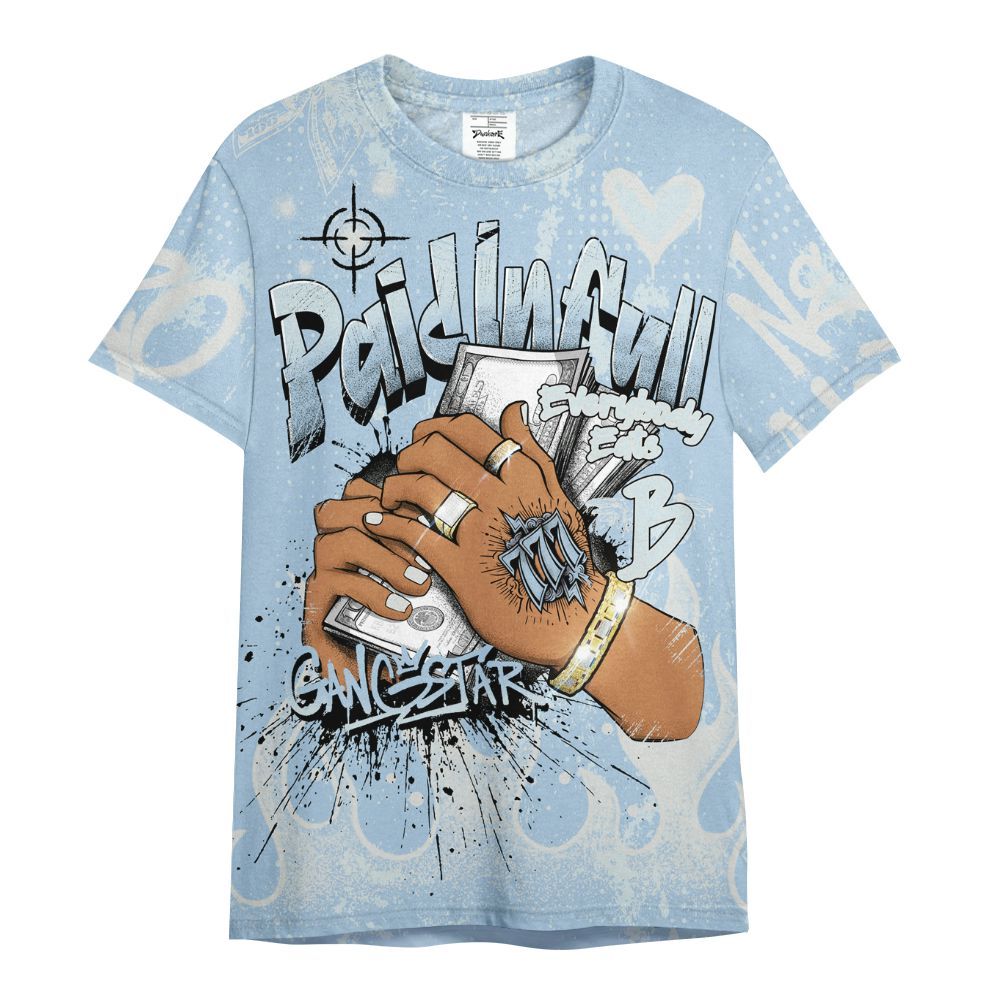 Shirt To Match Forget Me Not 4s - Lucky Money Paid In Full Graffiti All Over Print