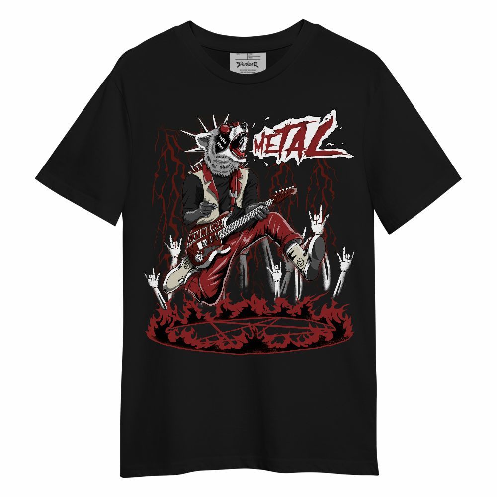 Shirt To Match High 85 Bred 1s - Punk Rock Raccoon Unisex Shirt